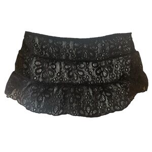 Juniors lace skirt swim bottoms cover up